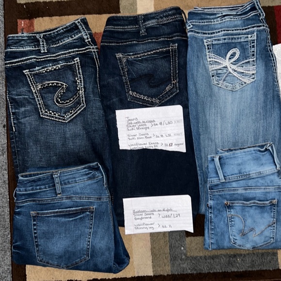 Silver and wallflower jeans - Picture 1 of 2